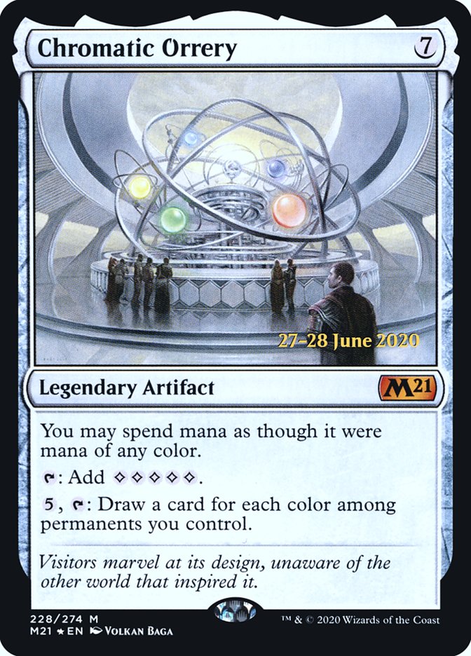 Chromatic Orrery  [Core Set 2021 Prerelease Promos] | Tabernacle Games
