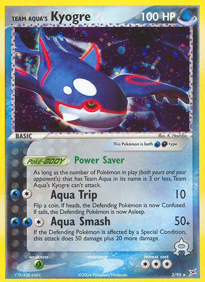 Team Aqua's Kyogre (3/95) [EX: Team Magma vs Team Aqua] | Tabernacle Games