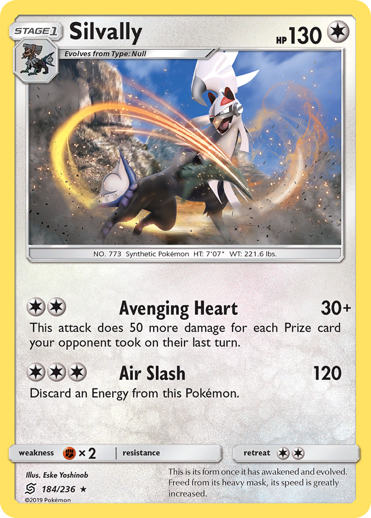 Silvally (184/236) [Sun & Moon: Unified Minds] | Tabernacle Games