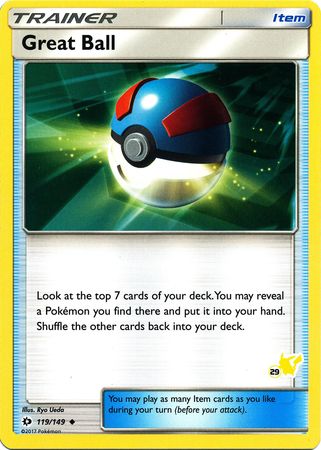 Great Ball (119/149) (Pikachu Stamp #29) [Battle Academy 2020] | Tabernacle Games