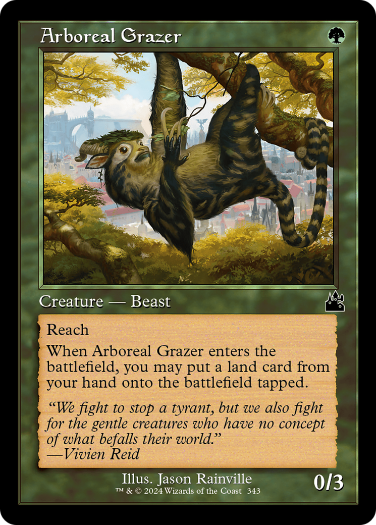 Arboreal Grazer (Retro Frame) [Ravnica Remastered] | Tabernacle Games