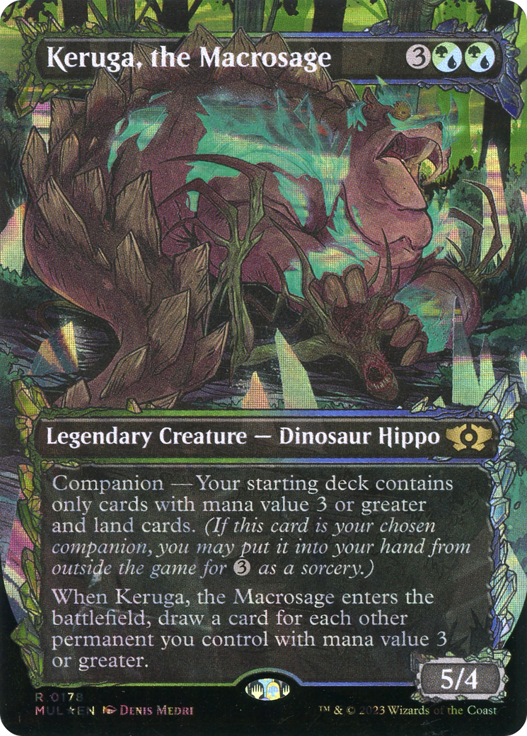 Keruga, the Macrosage (Halo Foil) [Multiverse Legends] | Tabernacle Games