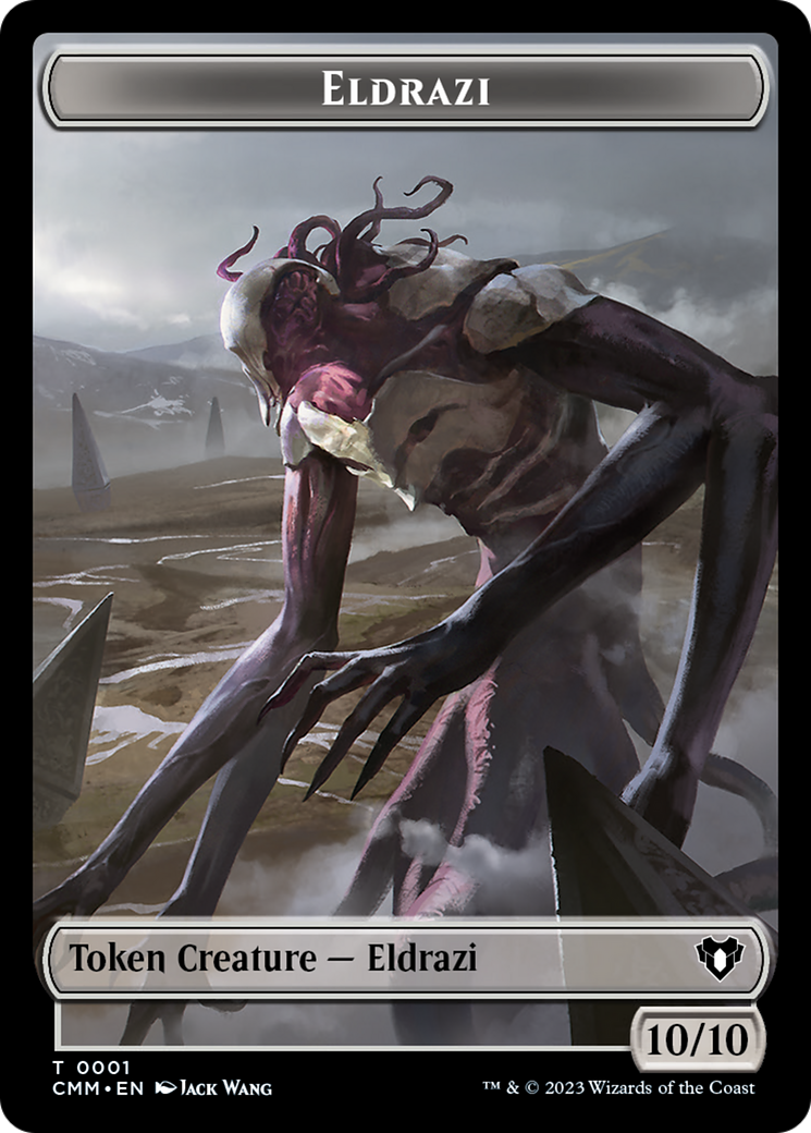 Eldrazi // Myr Double-Sided Token [Commander Masters Tokens] | Tabernacle Games