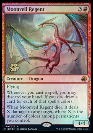 Moonveil Regent [Innistrad: Midnight Hunt Prerelease Promos] | Tabernacle Games