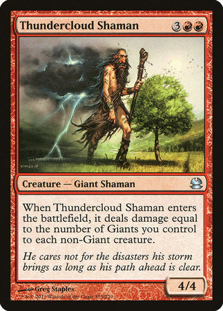 Thundercloud Shaman [Modern Masters] | Tabernacle Games