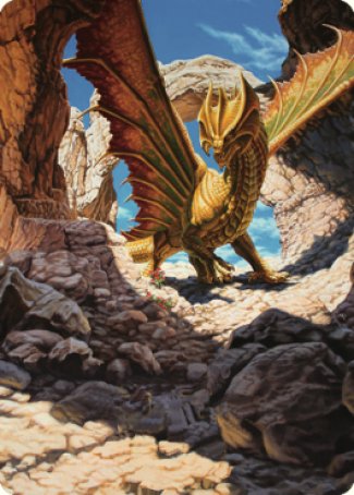 Ancient Brass Dragon Art Card (02) [Commander Legends: Battle for Baldur's Gate Art Series] | Tabernacle Games