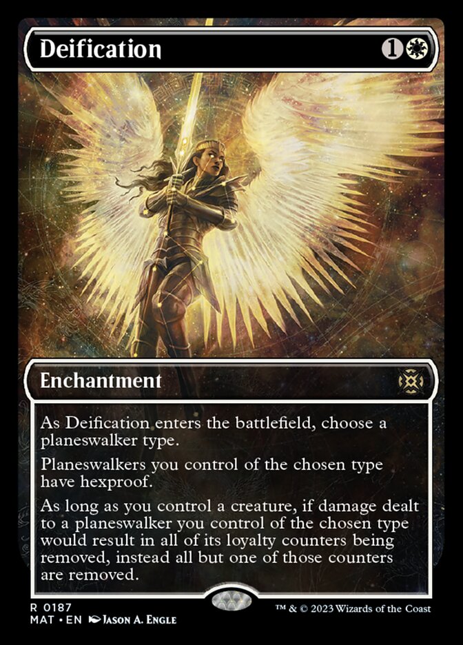 Deification (Showcase Halo Foil) [March of the Machine: The Aftermath] | Tabernacle Games