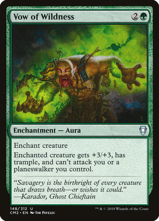 Vow of Wildness [Commander Anthology Volume II] | Tabernacle Games