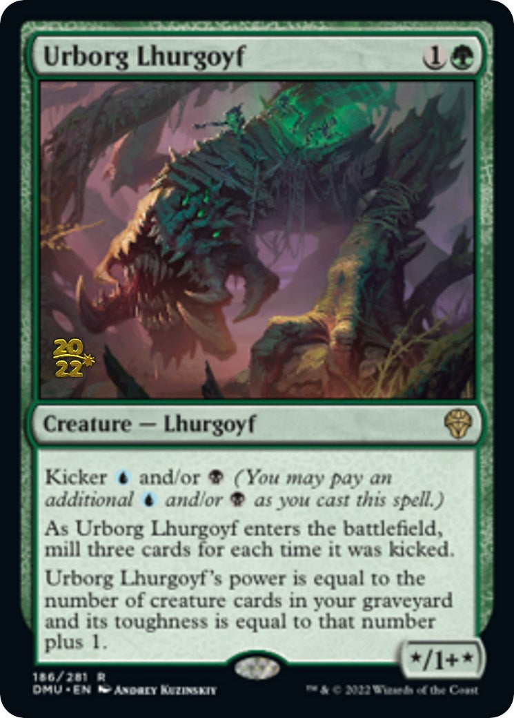 Urborg Lhurgoyf [Dominaria United Prerelease Promos] | Tabernacle Games