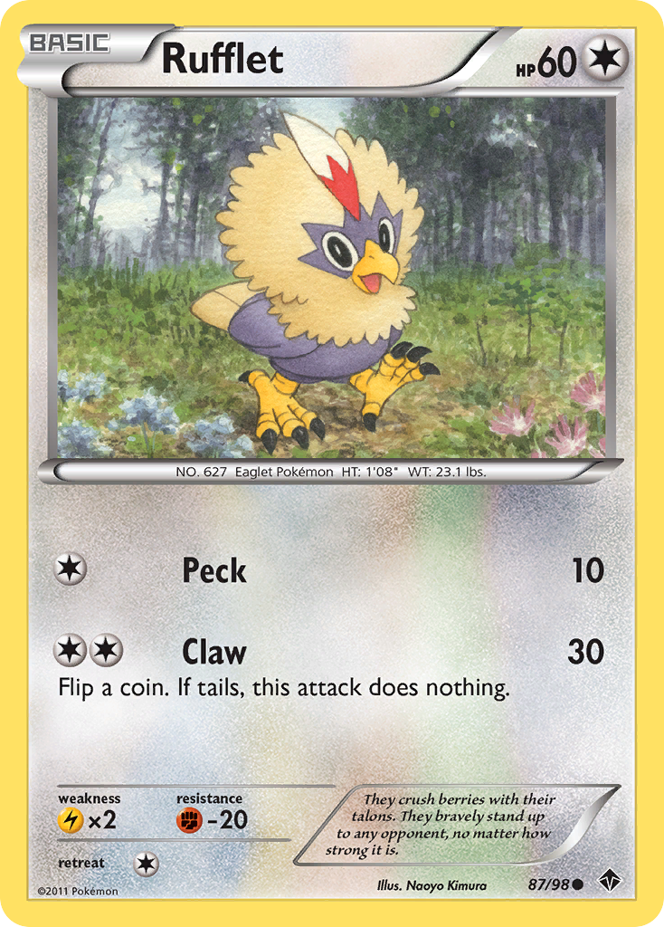 Rufflet (87/98) [Black & White: Emerging Powers] | Tabernacle Games