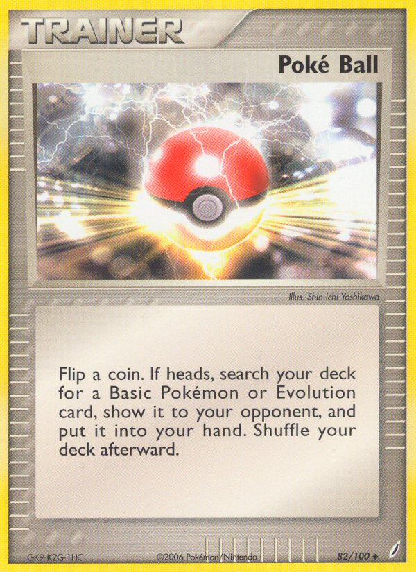 Poke Ball (82/100) [EX: Crystal Guardians] | Tabernacle Games