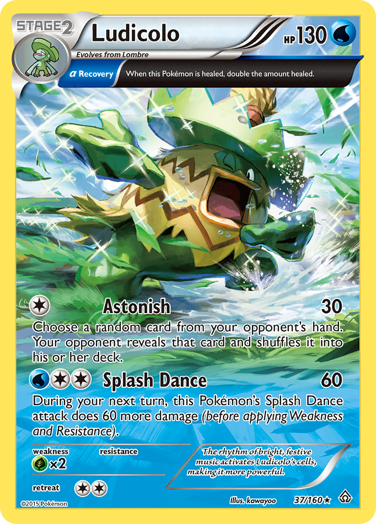 Ludicolo (37/160) [XY: Primal Clash] | Tabernacle Games