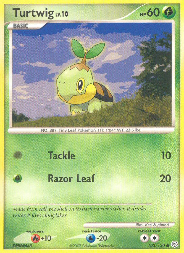 Turtwig (103/130) [Diamond & Pearl: Base Set] | Tabernacle Games