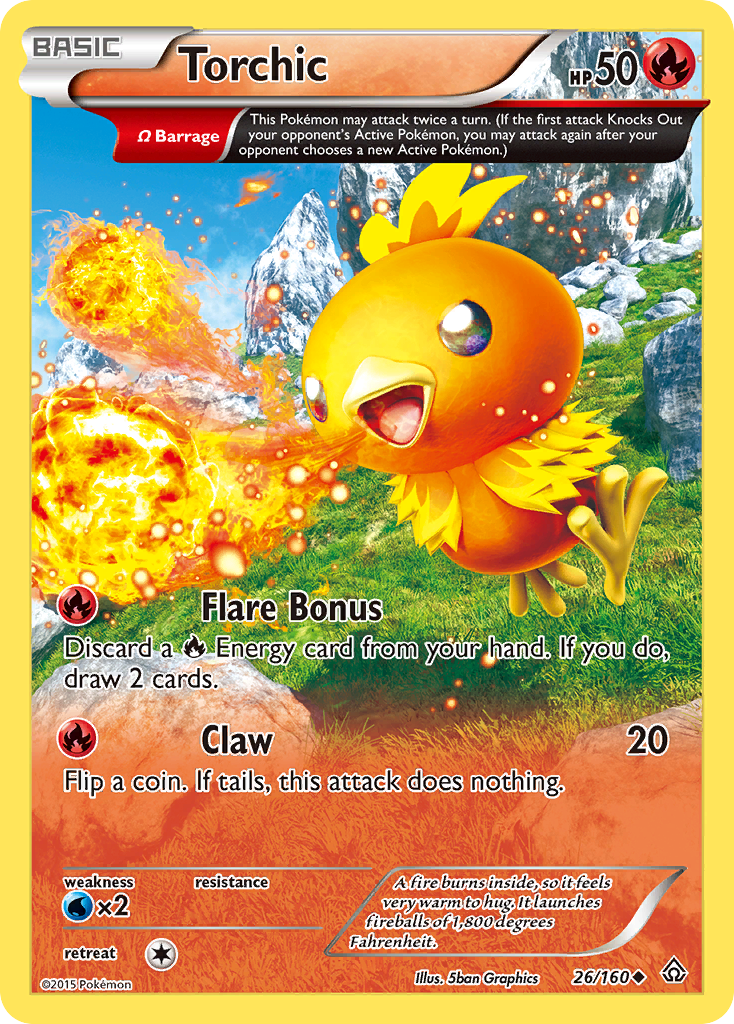 Torchic (26/160) [XY: Primal Clash] | Tabernacle Games