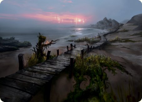 Deserted Beach Art Card [Innistrad: Midnight Hunt Art Series] | Tabernacle Games