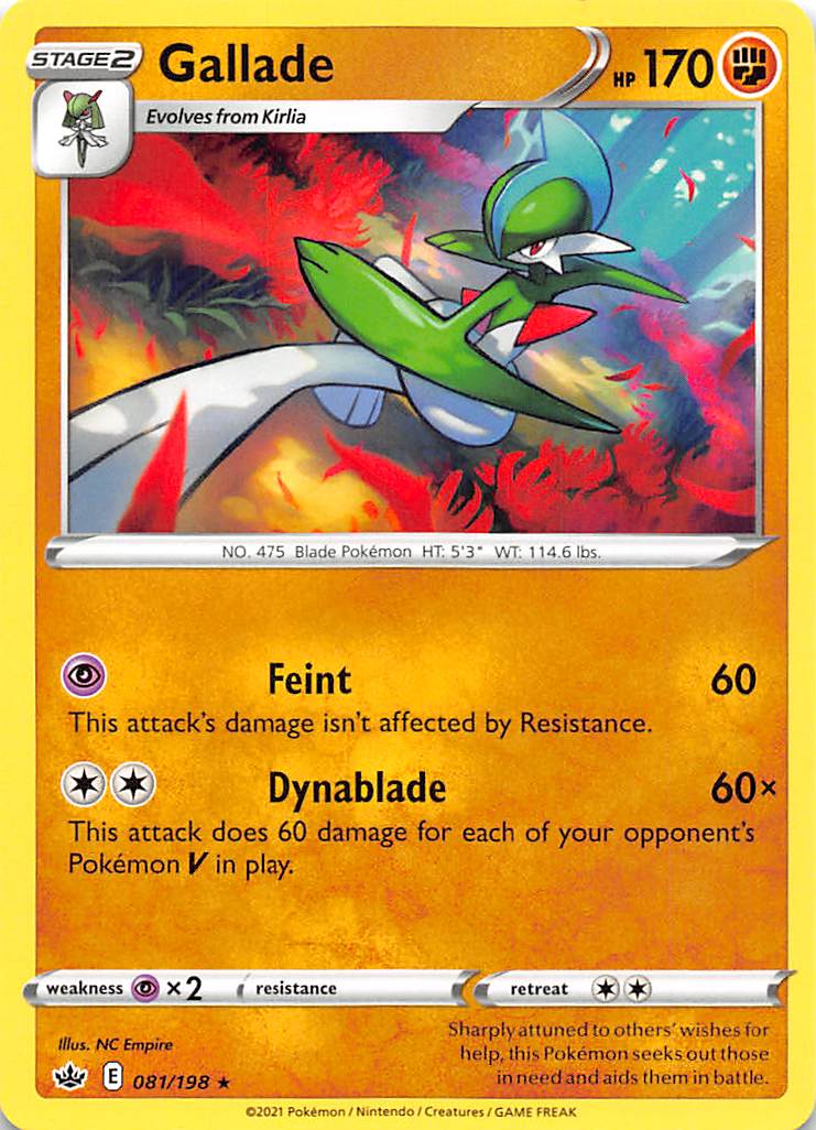 Gallade (081/198) [Sword & Shield: Chilling Reign] | Tabernacle Games