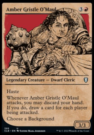Amber Gristle O'Maul (Showcase) [Commander Legends: Battle for Baldur's Gate] | Tabernacle Games