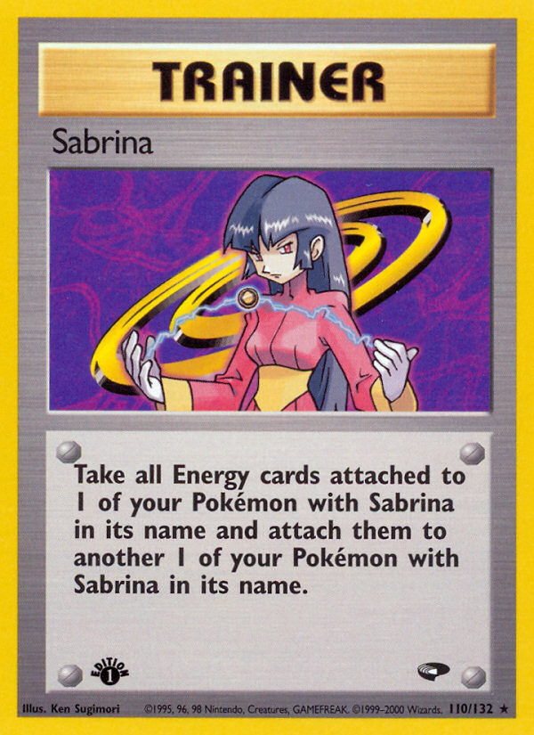 Sabrina (110/132) [Gym Challenge 1st Edition] | Tabernacle Games
