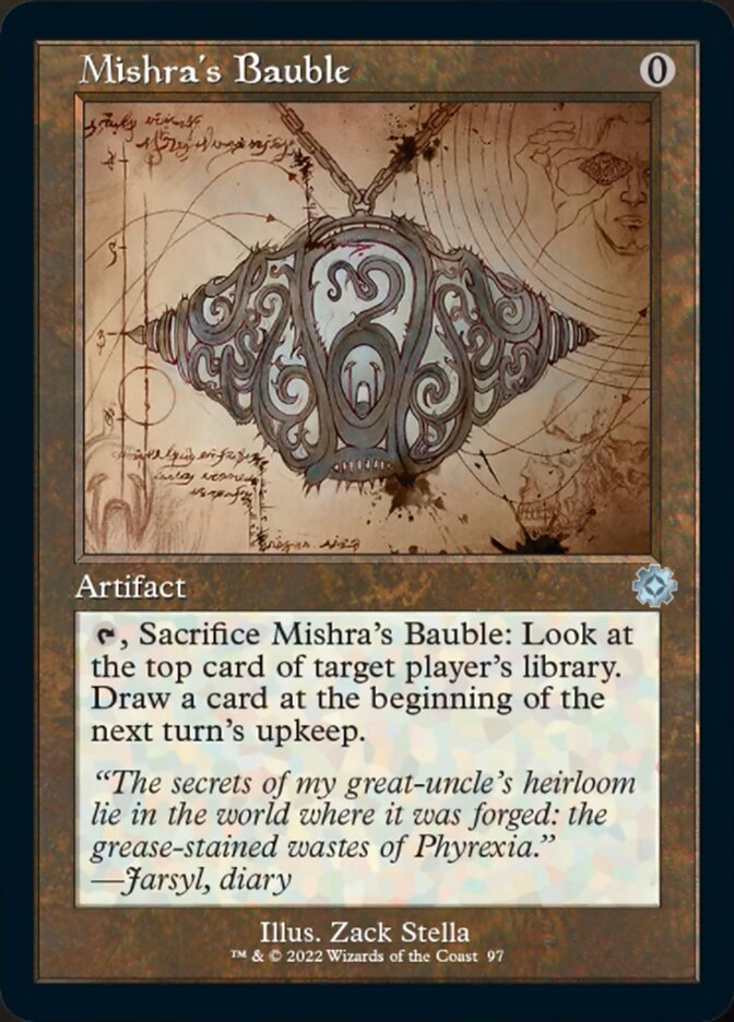 Mishra's Bauble (Retro Schematic) [The Brothers' War Retro Artifacts] | Tabernacle Games