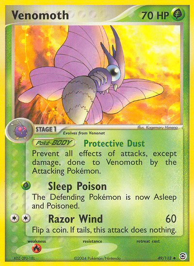 Venomoth (49/112) [EX: FireRed & LeafGreen] | Tabernacle Games