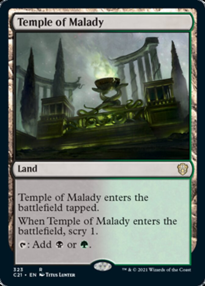 Temple of Malady [Commander 2021] | Tabernacle Games