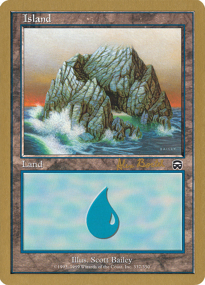 Island (ab337a) (Alex Borteh) [World Championship Decks 2001] | Tabernacle Games