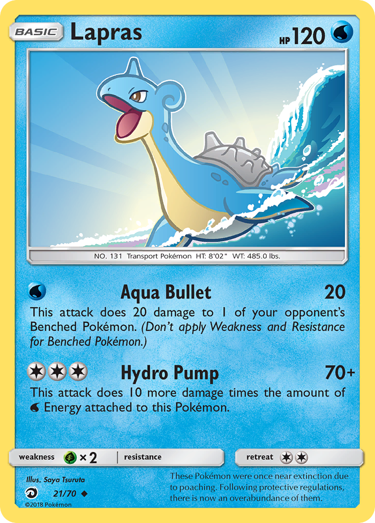 Lapras (21/70) [Sun & Moon: Dragon Majesty] | Tabernacle Games