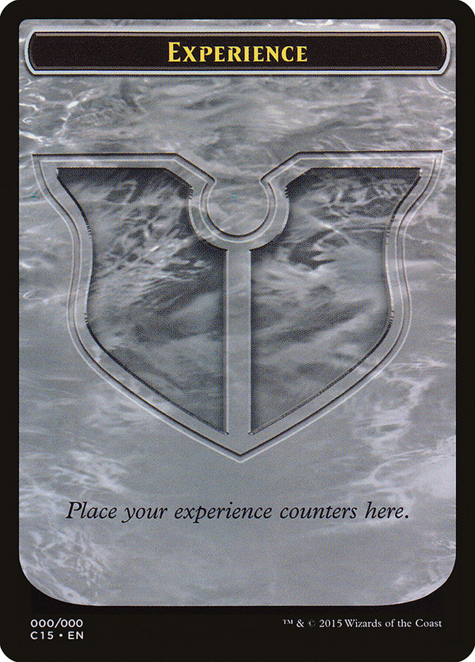 Experience // Experience Double-Sided Token [Commander 2015 Tokens] | Tabernacle Games