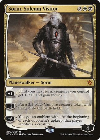 Sorin, Solemn Visitor [Khans of Tarkir] | Tabernacle Games