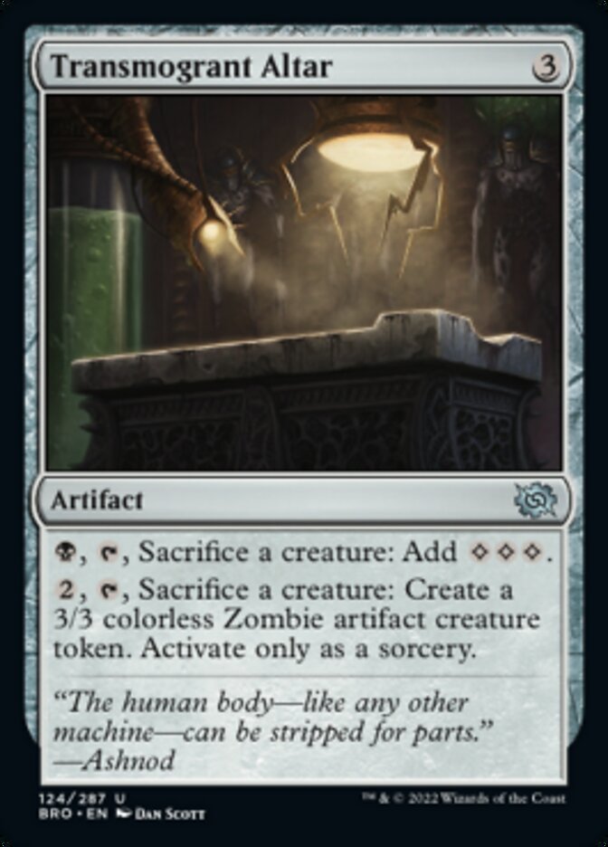 Transmogrant Altar [The Brothers' War] | Tabernacle Games
