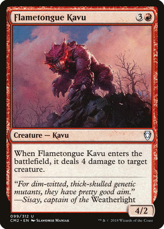 Flametongue Kavu [Commander Anthology Volume II] | Tabernacle Games