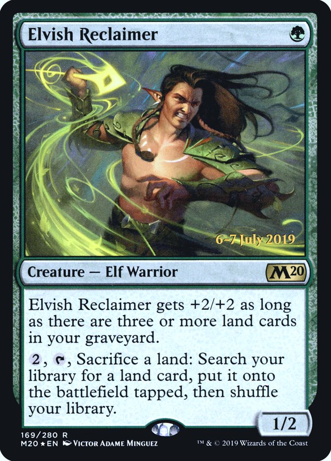 Elvish Reclaimer  [Core Set 2020 Prerelease Promos] | Tabernacle Games