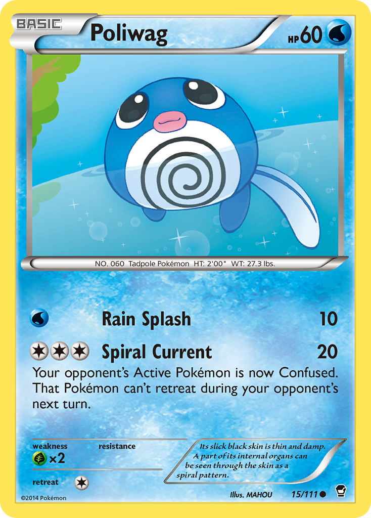 Poliwag (15/111) [XY: Furious Fists] | Tabernacle Games