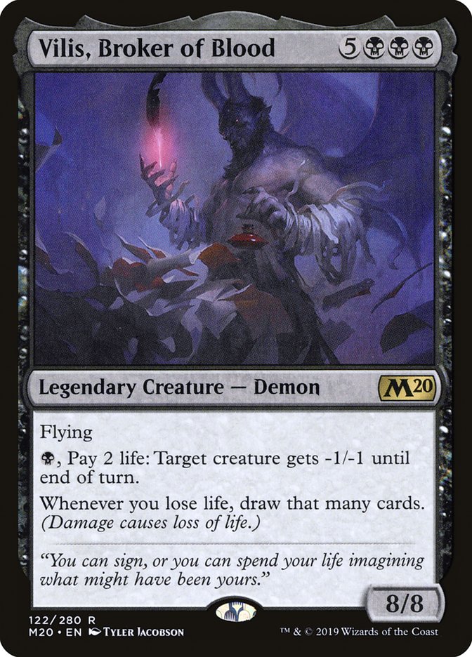 Vilis, Broker of Blood [Core Set 2020] | Tabernacle Games