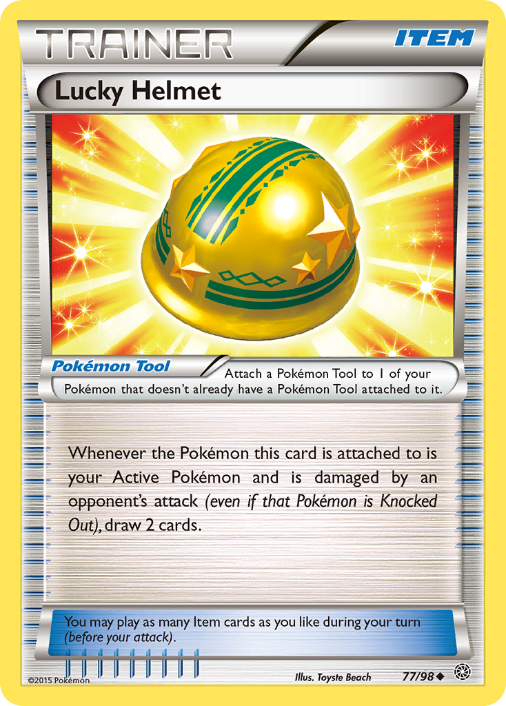 Lucky Helmet (77/98) [XY: Ancient Origins] | Tabernacle Games