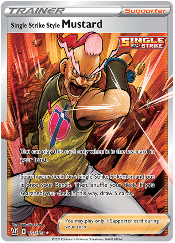 Single Strike Style Mustard (163/163) [Sword & Shield: Battle Styles] | Tabernacle Games