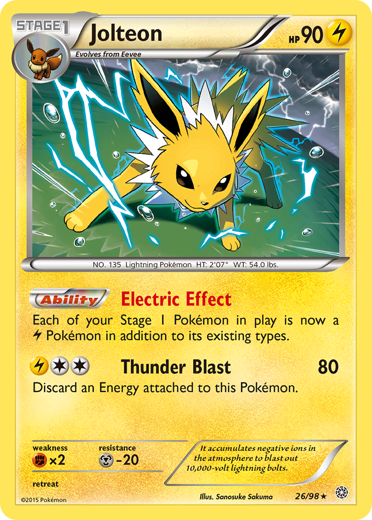 Jolteon (26/98) [XY: Ancient Origins] | Tabernacle Games