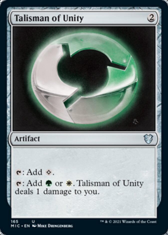 Talisman of Unity [Innistrad: Midnight Hunt Commander] | Tabernacle Games