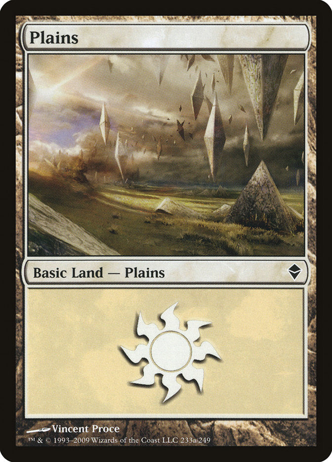 Plains (233a) [Zendikar] | Tabernacle Games