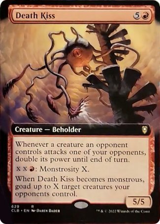 Death Kiss (Extended Art) [Commander Legends: Battle for Baldur's Gate] | Tabernacle Games