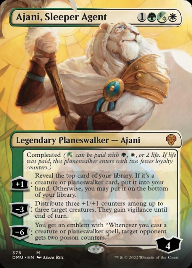 Ajani, Sleeper Agent (Borderless) (375) [Dominaria United] | Tabernacle Games