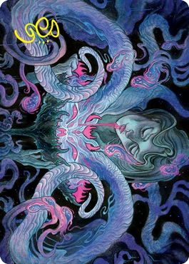 Demonic Bargain Art Card (Gold-Stamped Signature) [Innistrad: Crimson Vow Art Series] | Tabernacle Games