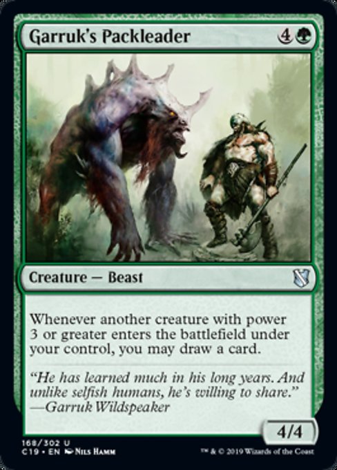 Garruk's Packleader [Commander 2019] | Tabernacle Games