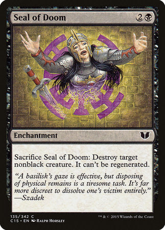 Seal of Doom [Commander 2015] | Tabernacle Games