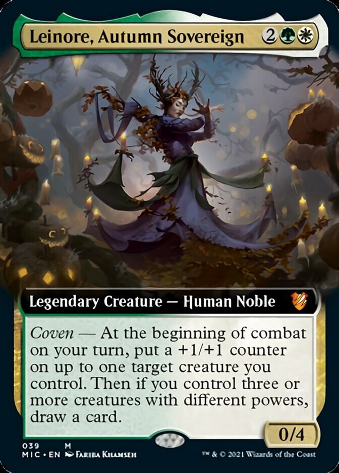 Leinore, Autumn Sovereign (Extended) [Innistrad: Midnight Hunt Commander] | Tabernacle Games