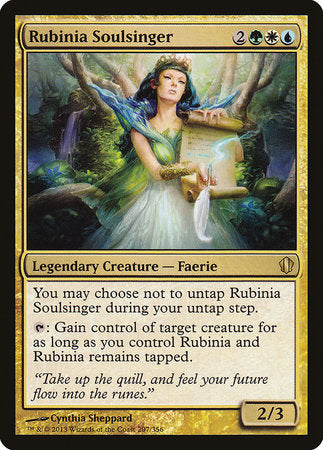 Rubinia Soulsinger [Commander 2013] | Tabernacle Games