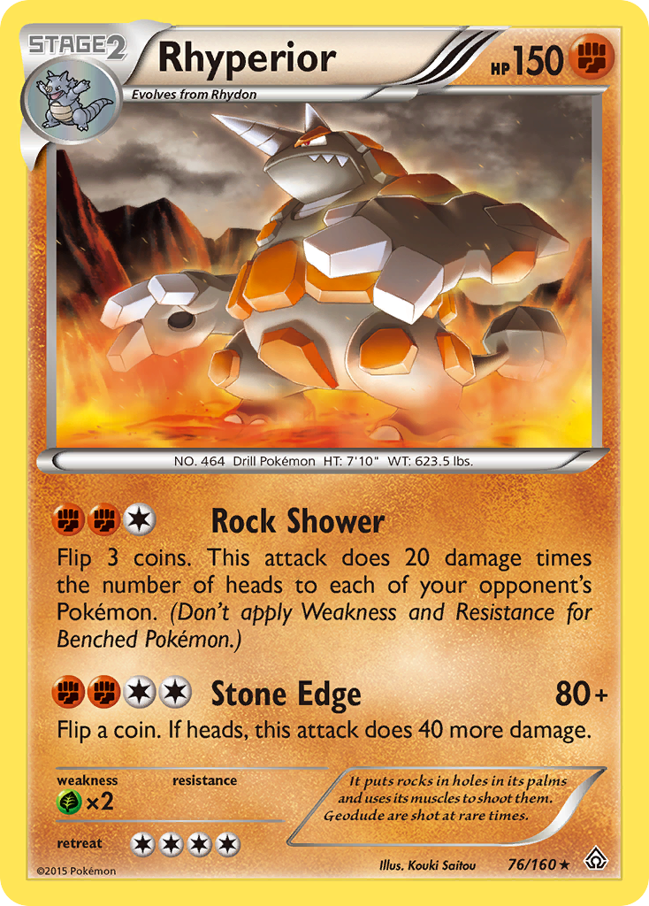 Rhyperior (76/160) [XY: Primal Clash] | Tabernacle Games