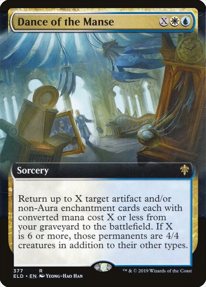 Dance of the Manse (Extended Art) [Throne of Eldraine] | Tabernacle Games