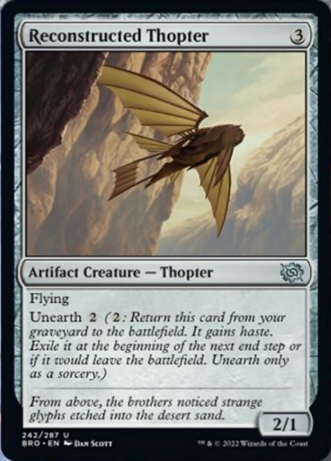 Reconstructed Thopter [The Brothers' War] | Tabernacle Games
