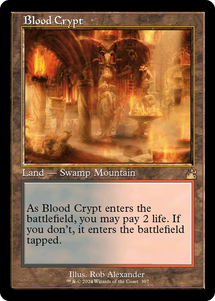 Blood Crypt (Retro) [Ravnica Remastered] | Tabernacle Games